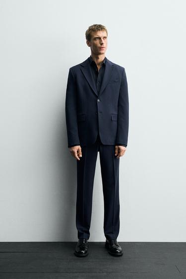 SLIM FIT SUIT BLAZER - Bluish by Zara