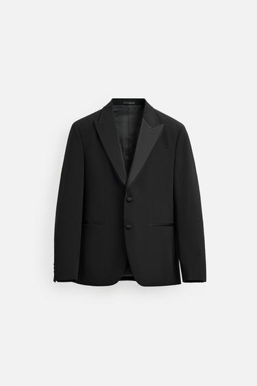 WOOL BLEND SLIM FIT DINNER JACKET - Black by Zara