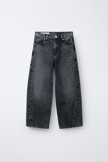 BARREL JEANS - blue/black by Zara