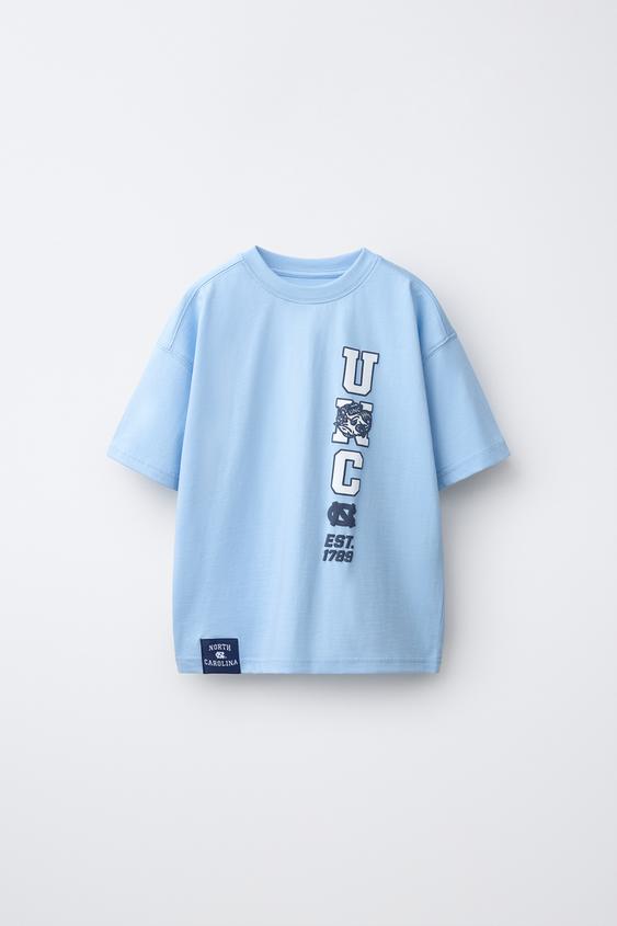 NORTH CAROLINA PARK FIELDS ® PRINT T-SHIRT - Sky blue by Zara - Image 0