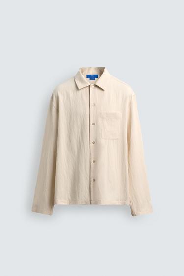 FLUID RELAXED FIT SHIRT AARON LEVINE X ZARA - Ice by Zara