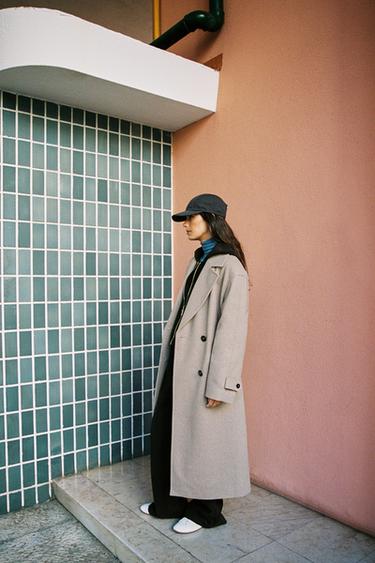 SOFT OVERSIZED COAT - Beige by Zara