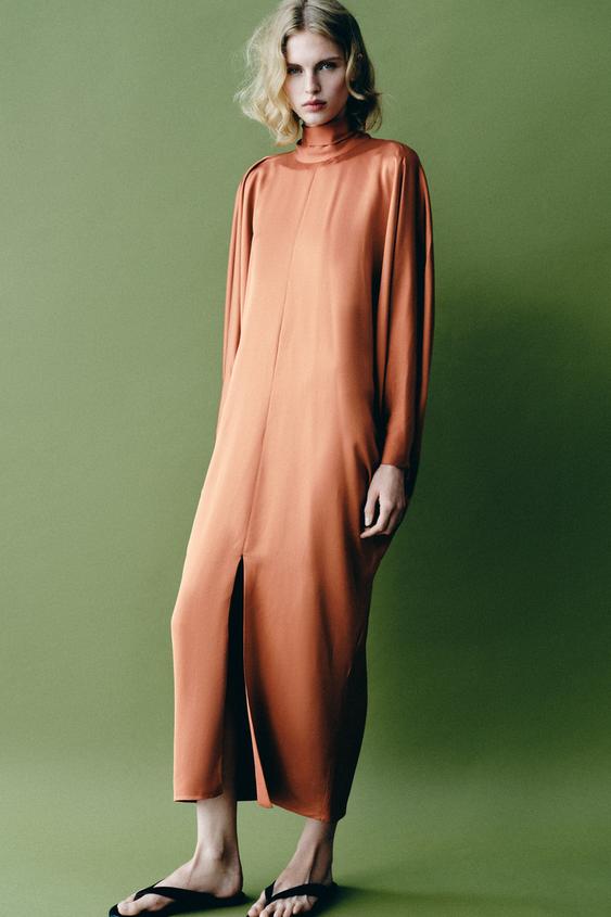 ZW COLLECTION TUNIC DRESS - Russet by Zara - Image 0