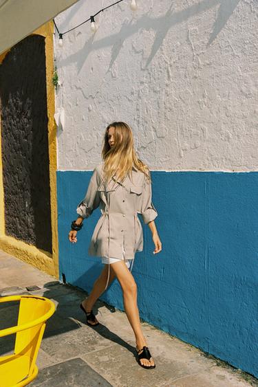SAFARI OVERSHIRT - Stone by Zara