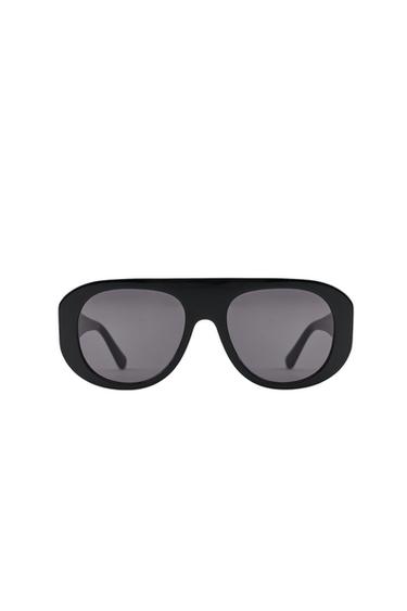 SHIELD SUNGLASSES - Black by Zara