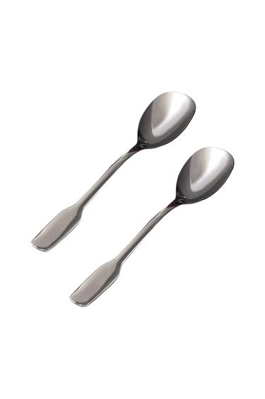 SET OF 2 - SPOON - Steel by Zara - Image 0