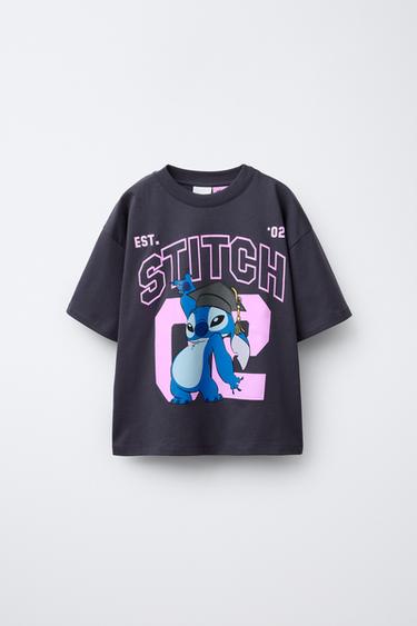 LILO & STITCH © DISNEY PRINTED T-SHIRT - Anthracite grey by Zara - Image 0