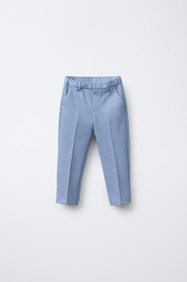 COMFORT SUIT TROUSERS - Blue by Zara