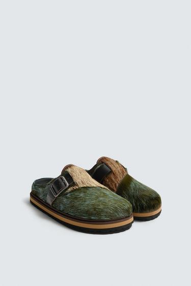 LTHR CLGS - Green by Zara