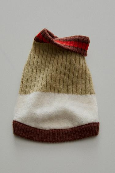 RIBBED PET SWEATER - Light green by Zara