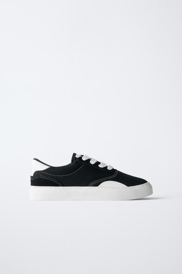 SKATER SNEAKERS - Black by Zara