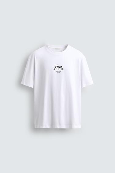 CONTRAST PRINT T-SHIRT - White by Zara