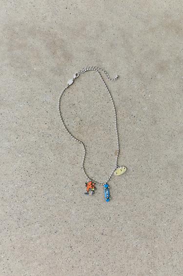 SHAPE PENDANT NECKLACE - Silver by Zara