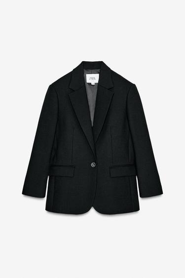 LIMITED EDITION WOOL BLAZER - Black by Zara