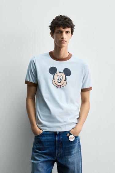 MICKEY MOUSE HARRY LAMBERT FOR ZARA X DISNEY T-SHIRT - Sky blue by Zara