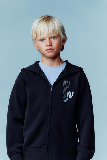 SPORTY HOODIE - Petrol blue by Zara