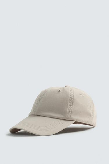 WASHED COTTON CAP - Light beige by Zara