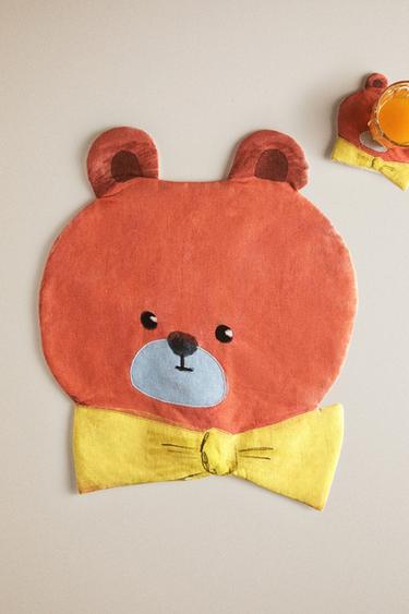 KIDS' BEAR PLACEMAT X THE ANIMALS OBSERVATORY - Multicoloured by Zara