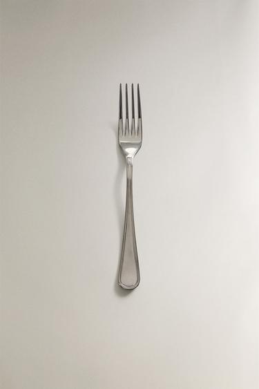 SHINY STEEL FORK - Steel by Zara