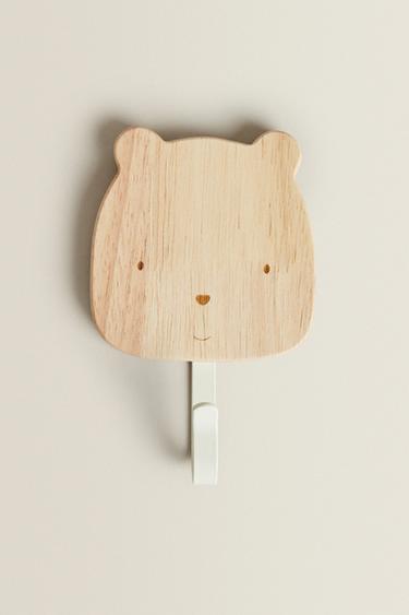 CHILDREN'S BEAR HOOK - Light beige by Zara - Image 0