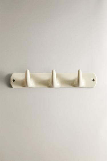 TRIPLE CERAMIC HOOK - Cream by Zara - Image 0