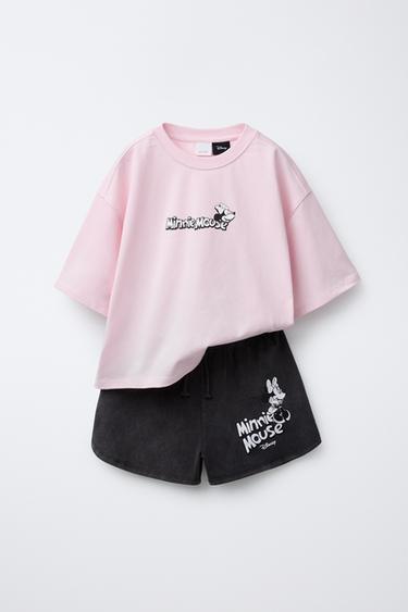 MINNIE MOUSE © DISNEY T-SHIRT AND BERMUDA SET - Anthracite grey by Zara - Image 0