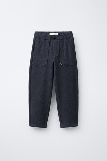 COMFORT CORDUROY TROUSERS - Bluish by Zara