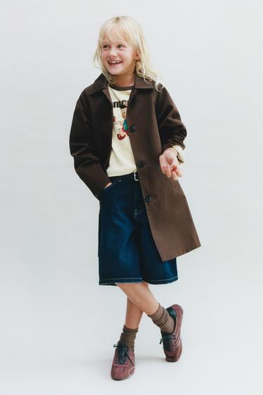 RAGLAN SLEEVE TRENCH COAT - Brown by Zara