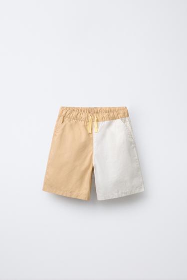 PATHWORK BERMUDA SHORTS - Light beige by Zara