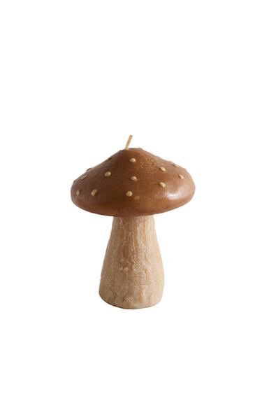 SMALL MUSHROOM SCENTED CANDLE PUMPKIN SPICE - Pumpkin by Zara