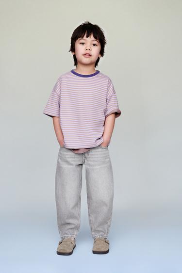 BAGGY JEANS - Pearl grey by Zara