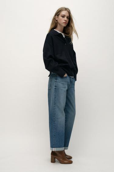 Z1975 RELAXED MID-WAIST JEANS - Mid-blue by Zara - Image 0