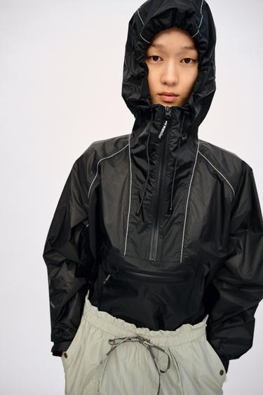 WINDPROOF JACKET X AND WANDER® - Dark navy by Zara
