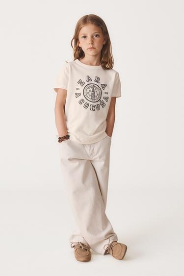 1/2-6 YEARS/ VARSITY 50TH ANNIVERSARY T-SHIRT - Ecru by Zara - Image 0
