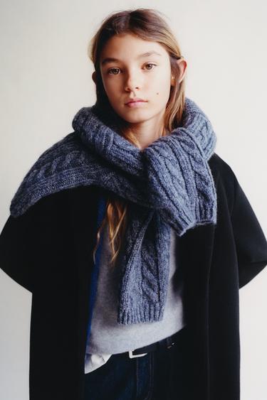 PLAIN CLOTH COAT - Black by Zara