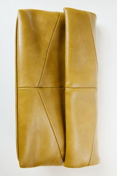 QUILTED ENVELOPE BAG - Khaki Green by Zara