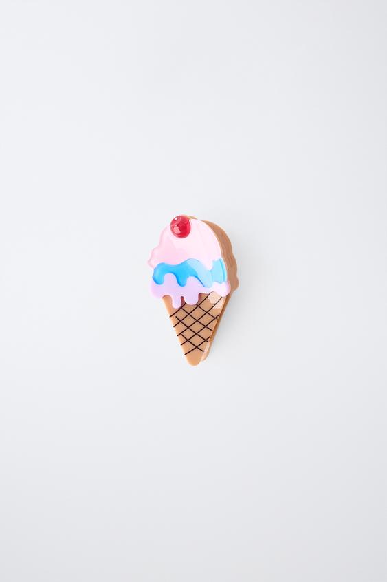 ICE CREAM-SHAPED HAIR CLIP - Multicoloured by Zara - Image 0