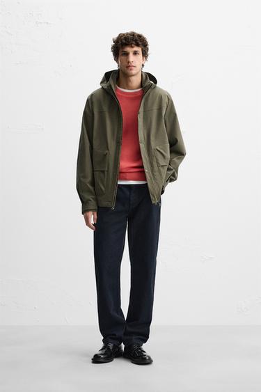 LIGHTWEIGHT WIND-RESISTANT PARKA - Khaki by Zara - Image 0