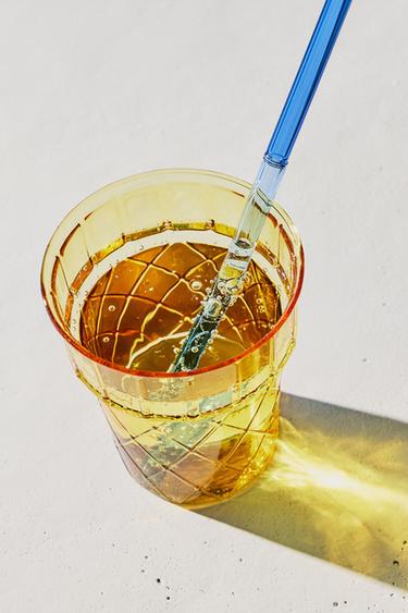 ICE CREAM BOROSILICATE GLASS - Orange by Zara
