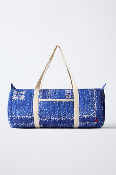BANDANA BOWLING BAG - Blue by Zara