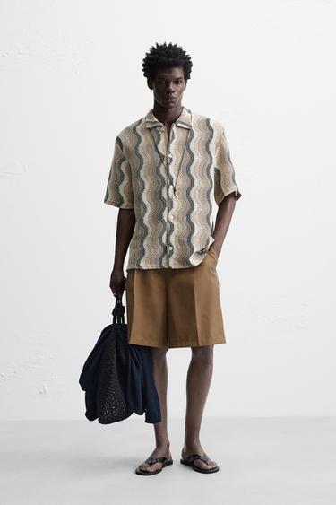 WAVY TEXTURED SHIRT - Multicoloured by Zara - Image 0