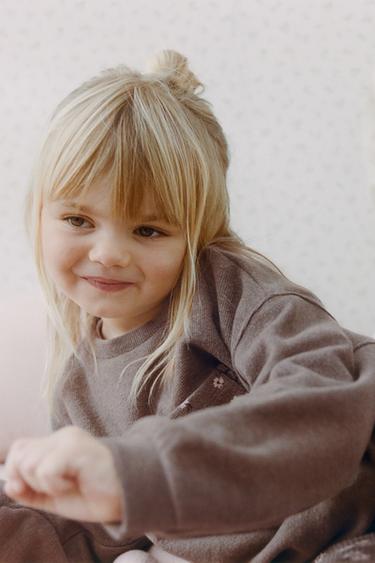 T-SHIRT AND FLARE SOFT TOUCH LEGGINGS SET - Brown by Zara