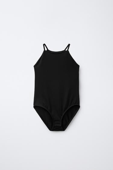 PLAIN BODYSUIT - Black by Zara
