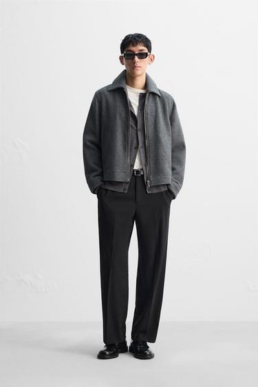 WIDE-LEG JOGGER TROUSERS - Black by Zara - Image 0