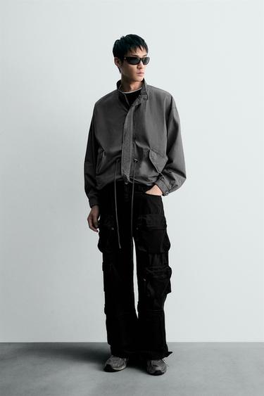 LIGHTWEIGHT COTTON JACKET - Grey by Zara - Image 0