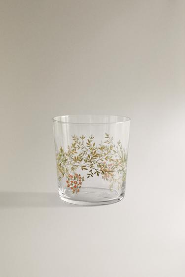 TRANSFER GLASS TUMBLER - Green by Zara - Image 0
