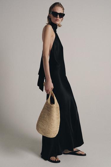 BRAIDED SHOULDER BAG - Light beige by Zara