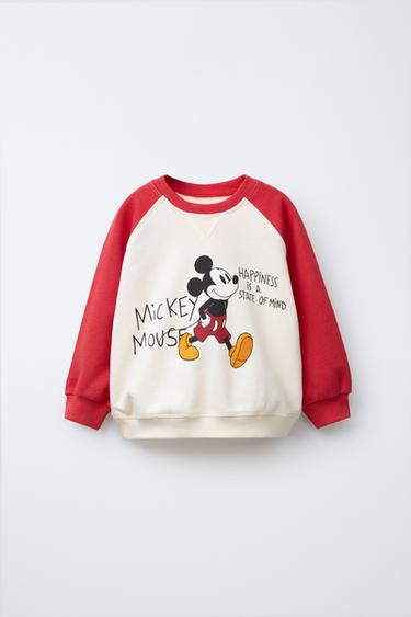 MICKEY MOUSE © DISNEY SWEATSHIRT - Red / White by Zara