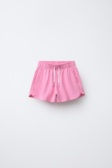 PLAIN BERMUDA SHORTS - Pink by Zara