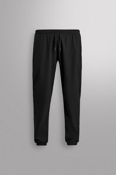 LIGHTWEIGHT TECHNICAL TROUSERS - Black by Zara
